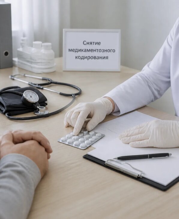 Снятие медикаментозного кодирования в Южноуральске от 5468 р. | Медзона