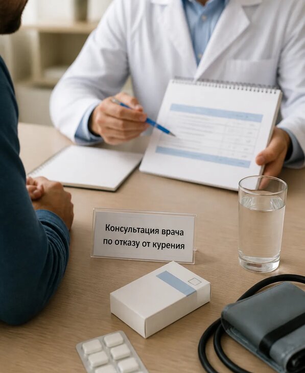 Консультация врача по отказу от курения для взрослых в Южноуральске